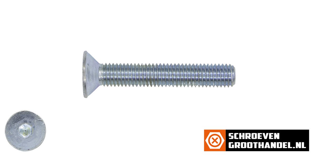 Alternatieve afbeelding voor Senkkopfschrauben inbus  M10 x 40mm verzinkt DIN7991 25 Stück