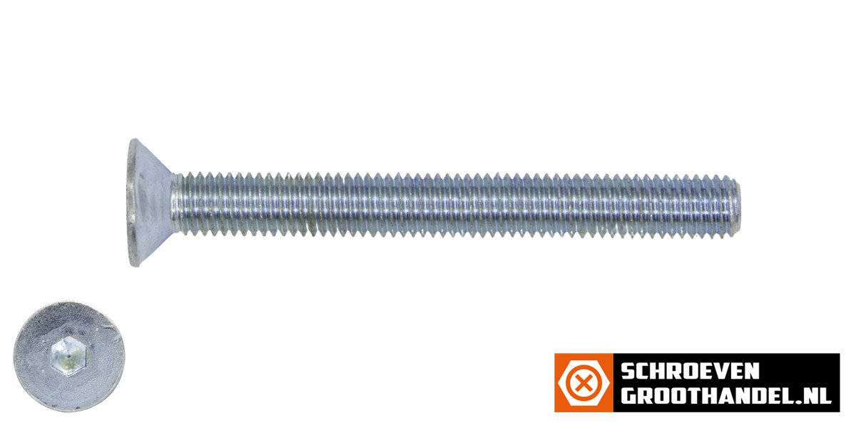 Alternatieve afbeelding voor Senkkopfschrauben inbus  M16 x 50mm verzinkt DIN7991 25 Stück