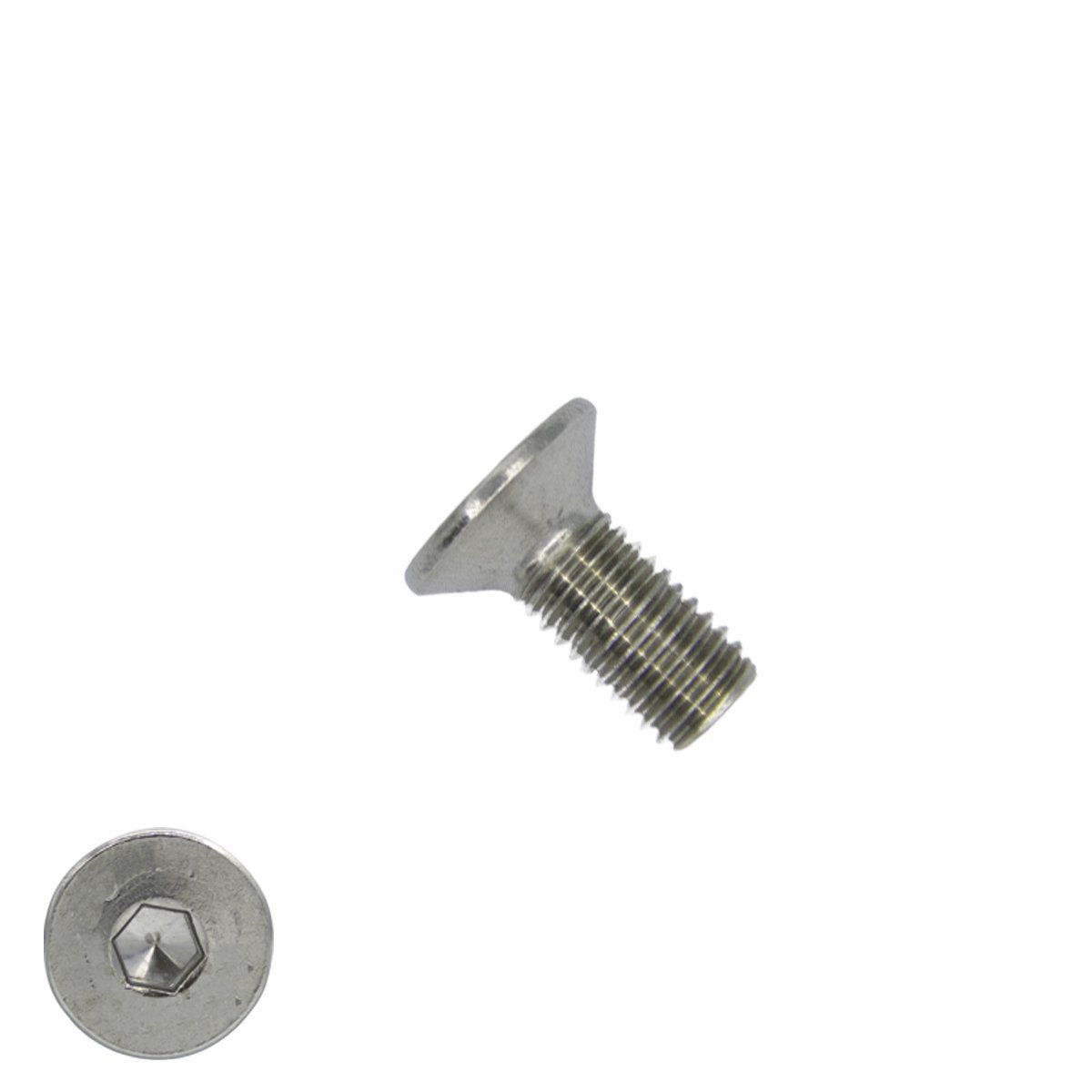 Alternatieve afbeelding voor Senkkopfschrauben inbus  M6 x 14mm Edelstahl A2 DIN7991 100 Stück