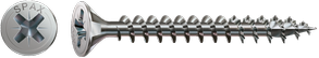 Alternatieve afbeelding voor Spax Spanplattenschrauben 3,5x30mm Edelstahl A2 Senkkopf POZI 200 Stück