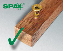 Alternatieve afbeelding voor Spax Spanplattenschrauben 4x35mm gelb verzinkt Senkkopf POZI 200 Stück