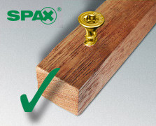 Alternatieve afbeelding voor Spax Spanplattenschrauben 4x35mm Teilgewinde gelb verzinkt Senkkopf TORX 200 Stück