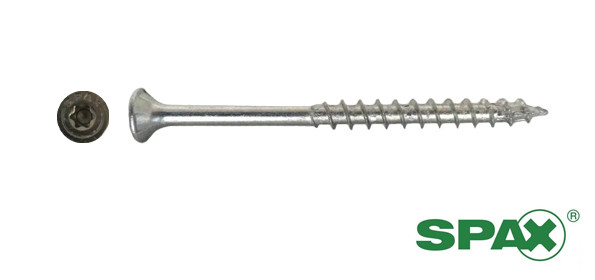 Alternatieve afbeelding voor Spax Spanplattenschrauben 5x100mm Teilgewinde verzinkt Senkkopf TORX 100 Stück