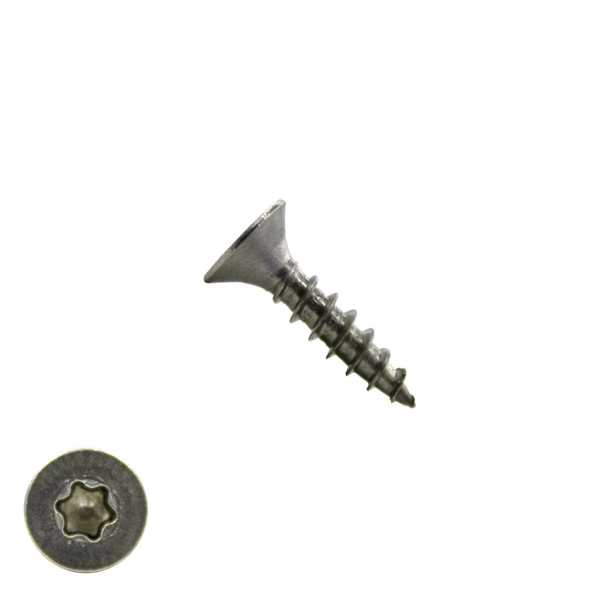 Alternatieve afbeelding voor Spanplattenschrauben 3x20mm Edelstahl A2 Senkkopf TORX-10 500 Stück