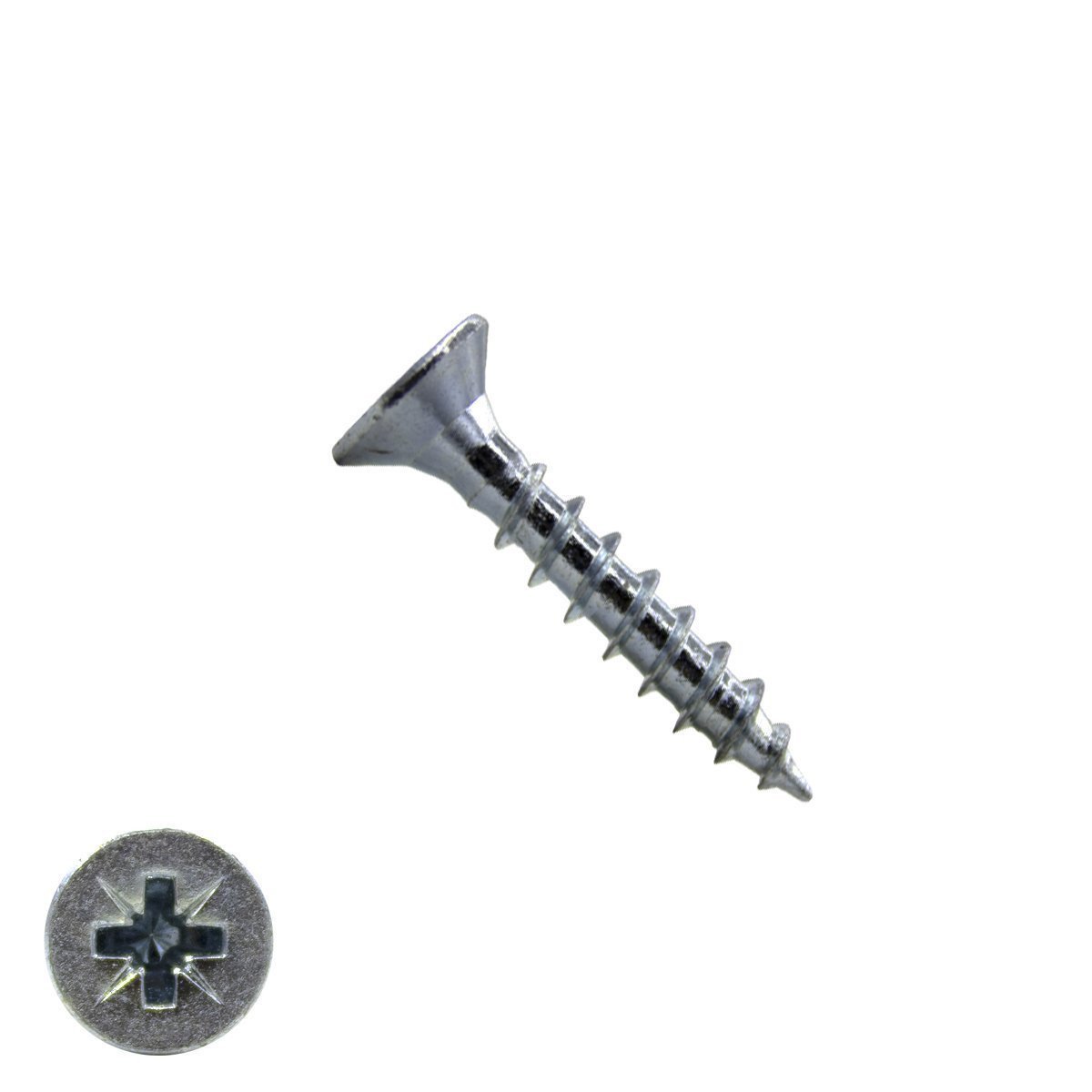 Alternatieve afbeelding voor Spanplattenschrauben 4,5x25mm verzinkt Senkkopf POZI-2 200 Stück