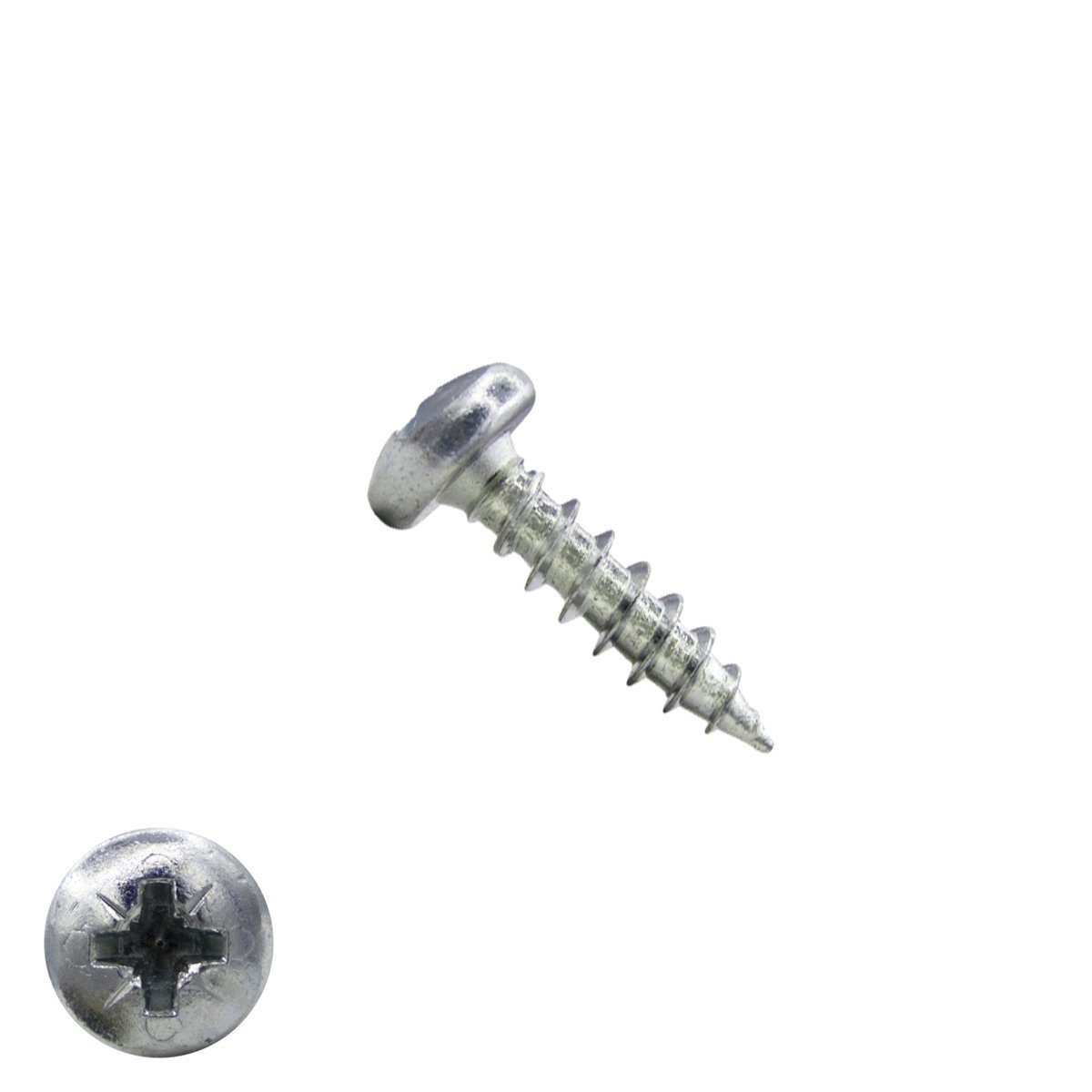 Alternatieve afbeelding voor Spanplattenschrauben 4x16mm verzinkt Linsenkopf POZI-2 200 Stück