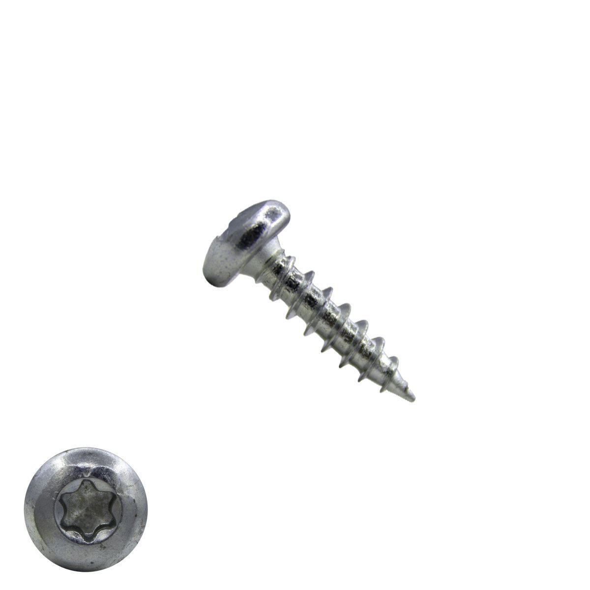 Alternatieve afbeelding voor Spanplattenschrauben 4x20mm verzinkt Linsenkopf TORX-15 200 Stück