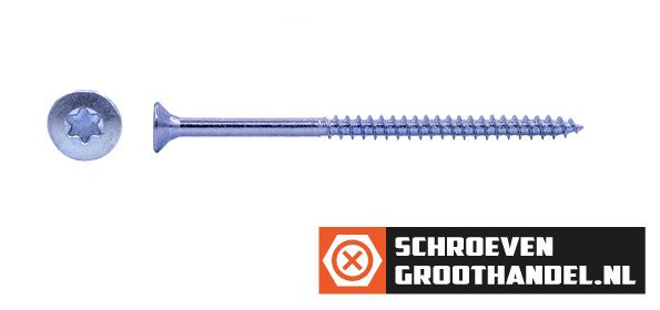 Alternatieve afbeelding voor Spanplattenschrauben 6x180/70mm verzinkt Senkkopf TORX-30 100 Stück