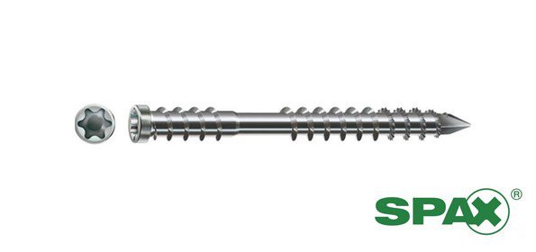 Alternatieve afbeelding voor Spax-D Terrassenschrauben 5x60mm Edelstahl A2 Zylinderkop TORX 100 Stück