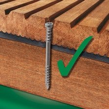 Alternatieve afbeelding voor Spax-D Terrassenschrauben 5x80mm Edelstahl A2 Zylinderkop TORX 100 Stück