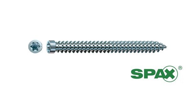 Alternatieve afbeelding voor Spax-RA Rahmenschrauben 7,5x80mm verzinkt Zylinderkop TORX 100 Stück