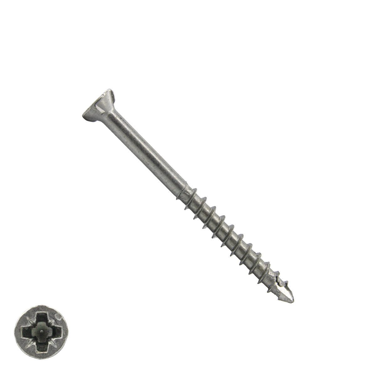 Alternatieve afbeelding voor Spax Glasleistenschrauben 3,5x40mm Edelstahl A2 Senkkopf POZI 200 Stück