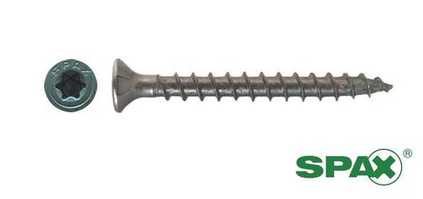 Alternatieve afbeelding voor Spax Spanplattenschrauben 3,5x20mm Edelstahl A2 Senkkopf TORX 200 Stück