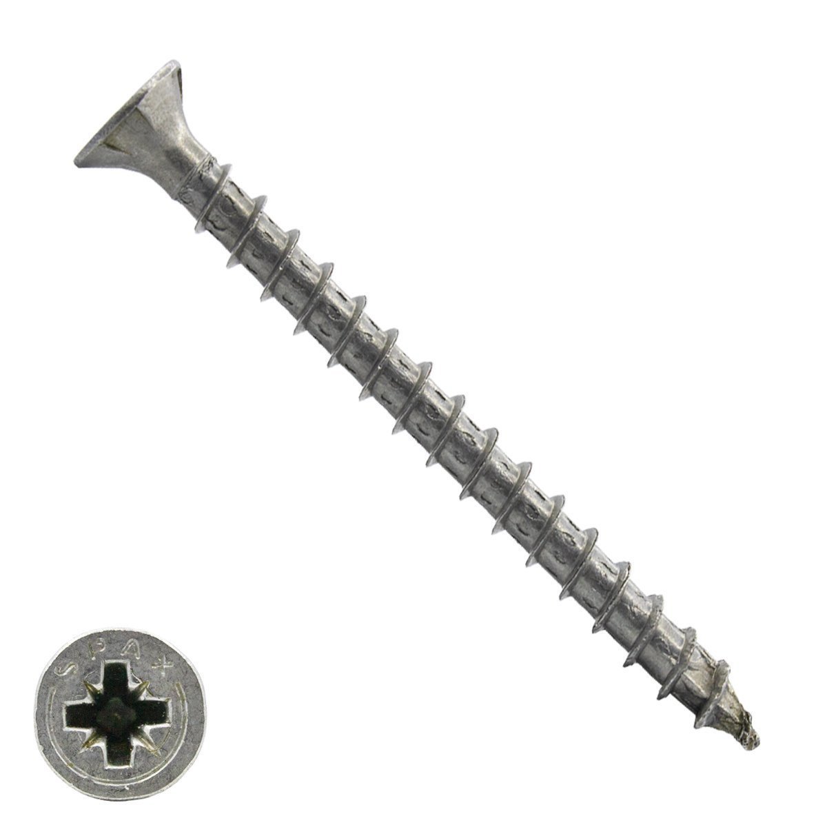 Alternatieve afbeelding voor Spax Spanplattenschrauben 5x80mm Edelstahl A2 Senkkopf POZI 100 Stück