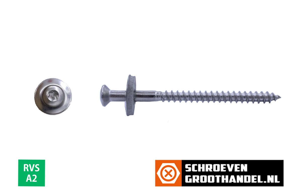 Alternatieve afbeelding voor Spenglerschrauben 4,5x150mm Edelstahl A2 Liseko TORX-20 100 Stück