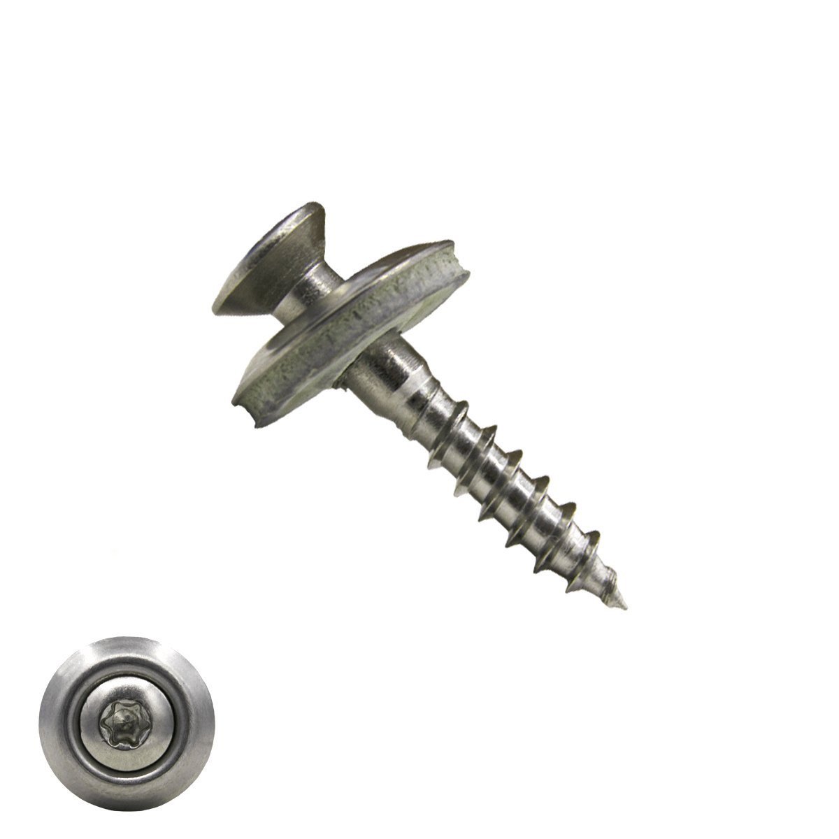 Alternatieve afbeelding voor Spenglerschrauben 4,5x25mm Edelstahl A2 Liseko TORX-20 200 Stück