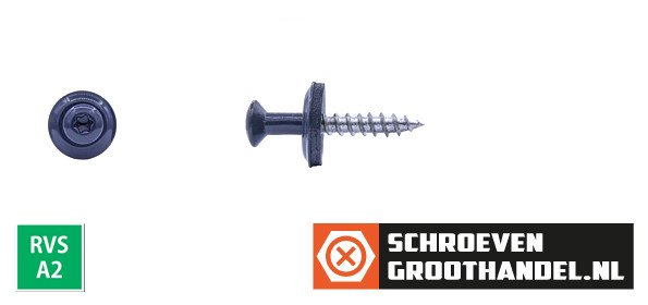 Alternatieve afbeelding voor Spenglerschrauben 4,5x35mm Edelstahl A2 RAL7016 Anthrazitgrau  TORX-20 200 Stück
