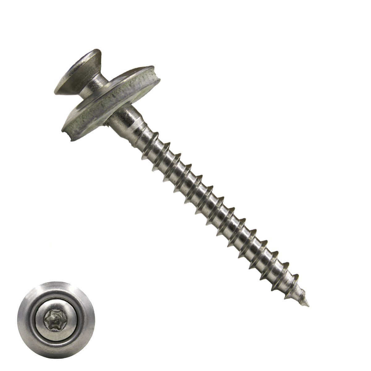 Alternatieve afbeelding voor Spenglerschrauben 4,5x65mm Edelstahl A2 Liseko TORX-20 200 Stück