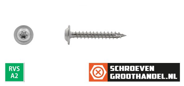 Alternatieve afbeelding voor Tellerkopf Holzbauschrauben 8x30mm Edelstahl A2 Tellerkopf TORX-40 100 Stück