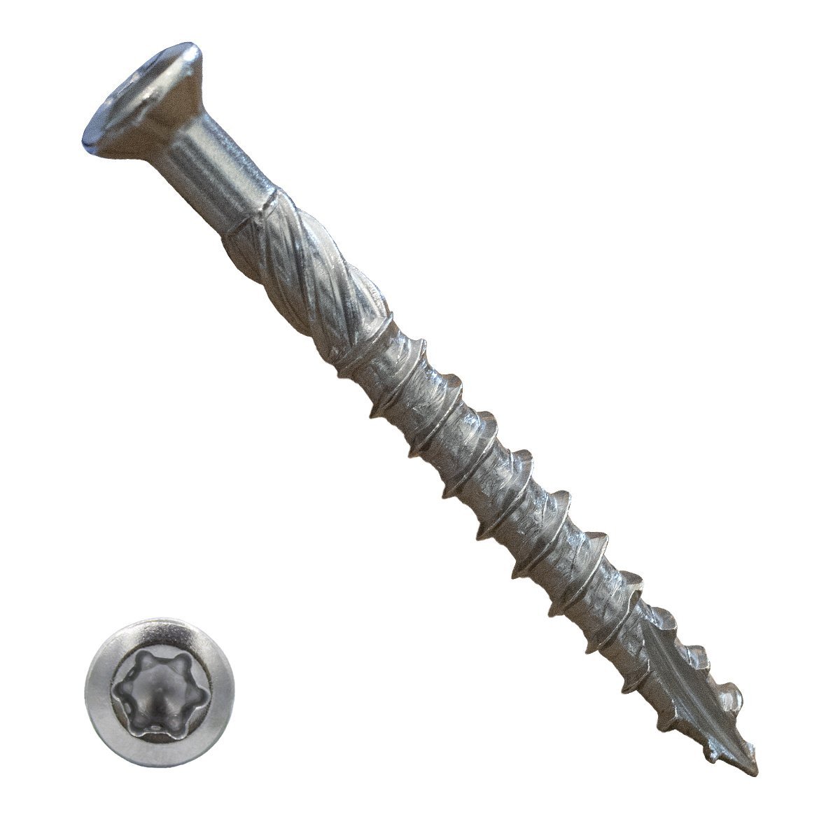 Alternatieve afbeelding voor Terrassenschrauben 4x60mm Edelstahl C1 Fräskopf TORX-20 200 Stück