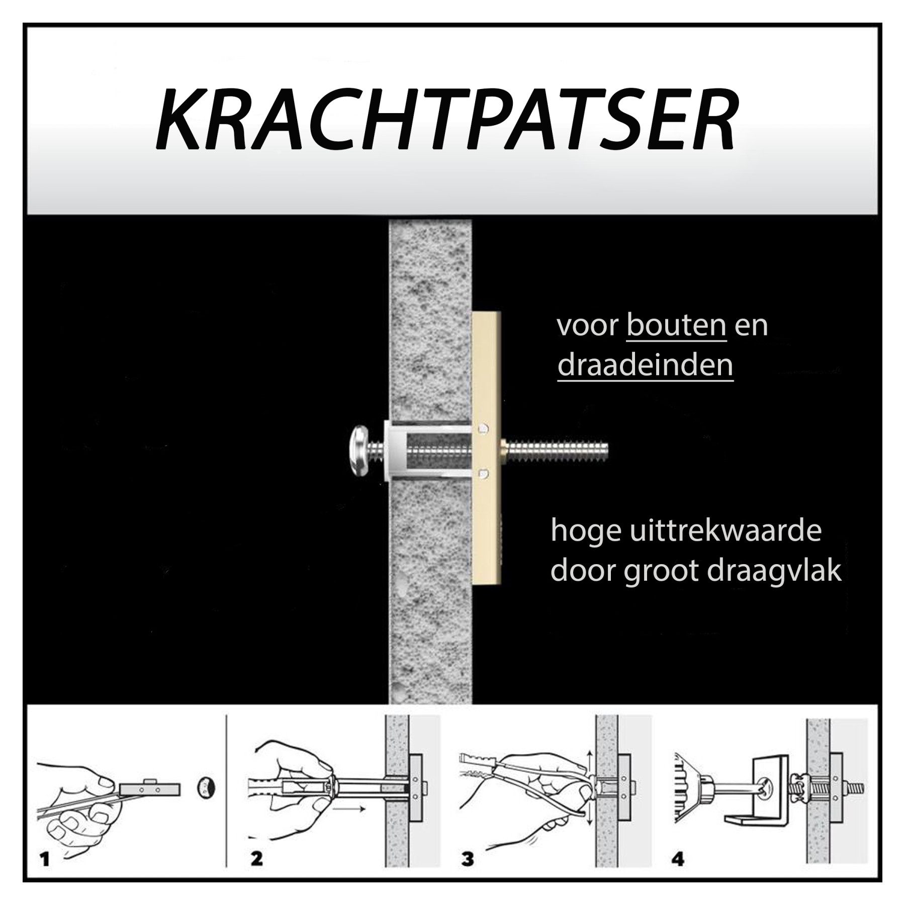Alternatieve afbeelding voor Toggler Hohlraumanker M10 10-64mm 25 Stück