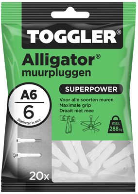Alternatieve afbeelding voor Toggler Alligator Dübel A6 20 Stück