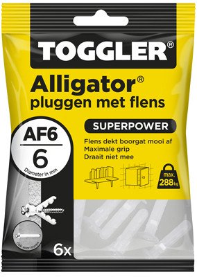 Alternatieve afbeelding voor Toggler Alligator Dübel mit Kragen AF 6 Stück