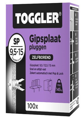 Alternatieve afbeelding voor Toggler Gipsplattendübel SP 100 Stück