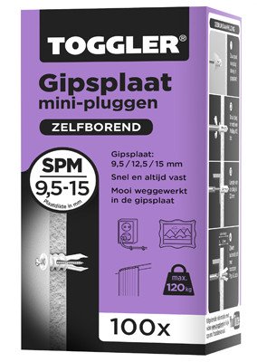 Alternatieve afbeelding voor Toggler Gipsplattendübel SPM 100 Stück