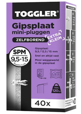 Alternatieve afbeelding voor Toggler Gipsplattendübel SPM 40 Stück
