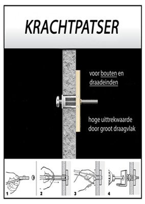 Alternatieve afbeelding voor Toggler Hohlraumanker mit Schrauben M6 10-92mm 6 Stück