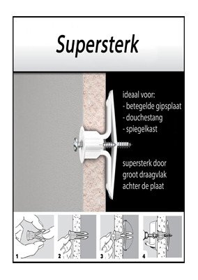 Alternatieve afbeelding voor Toggler Hohlraumdübel TC 15-19mm 100 Stück