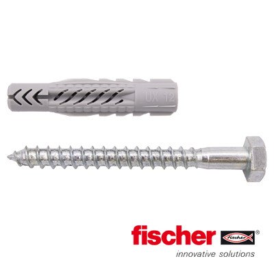 Alternatieve afbeelding voor Universaldübel UX 12x70 S mit Schlüsselschrauben 10x100mm 2 Stück