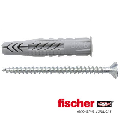 Alternatieve afbeelding voor Universaldübel UX 8x50 R S mit Kragen mit Schrauben 5x65mm 5 Stück