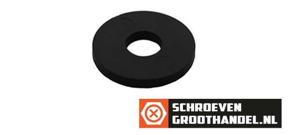 Alternatieve afbeelding voor Unterlegscheiben M3 nylon Schwarz DIN9021 200 Stück