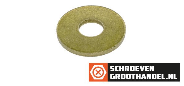 Alternatieve afbeelding voor Unterlegscheiben M5 messing DIN9021 100 Stück
