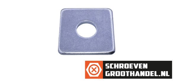 Alternatieve afbeelding voor Vierkantplatten M12 x 40mm verzinkt DIN436 100 Stück