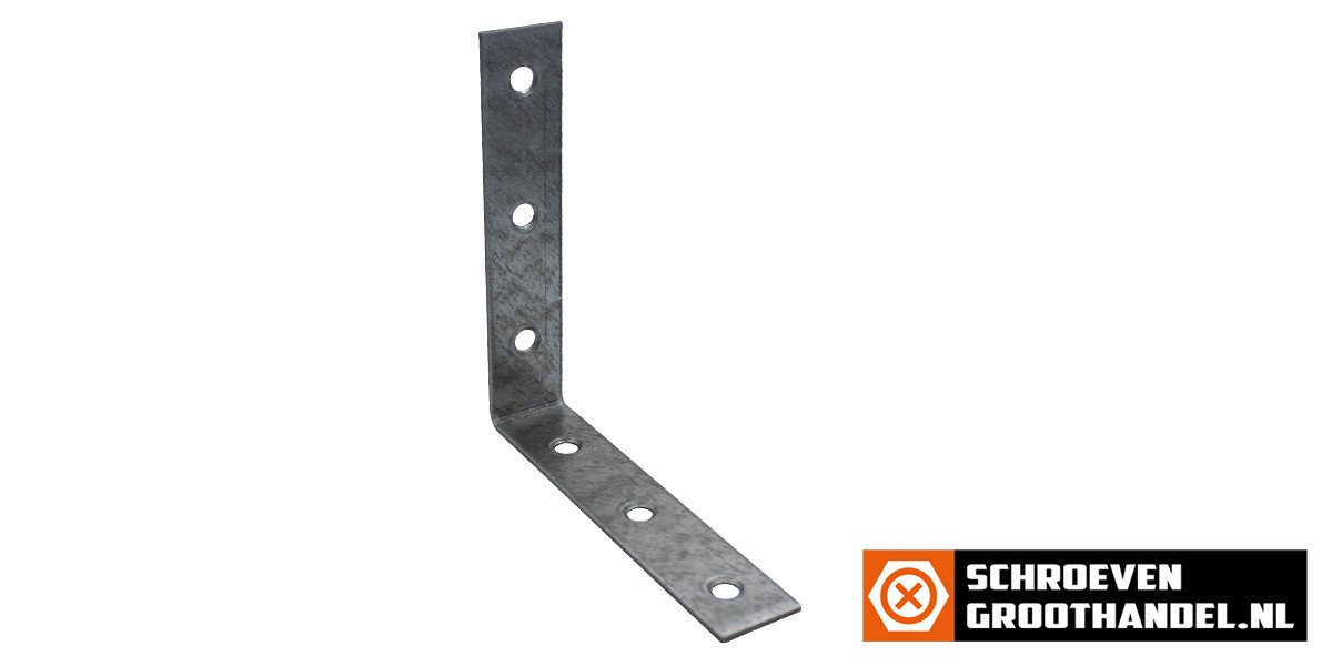 Alternatieve afbeelding voor Winkelverbinder 100x100x20mm verzinkt 4 Stück