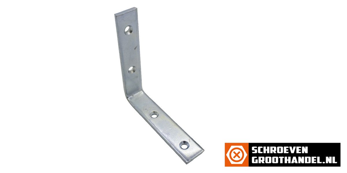 Alternatieve afbeelding voor Winkelverbinder Schwer 100x100x20mm verzinkt 1 Stück