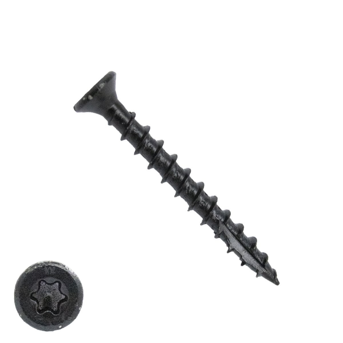 Alternatieve afbeelding voor Woodies Beschlagschrauben Senkkopf kop Blackline Schwarz TORX-20 4,5x30mm 200 Stück