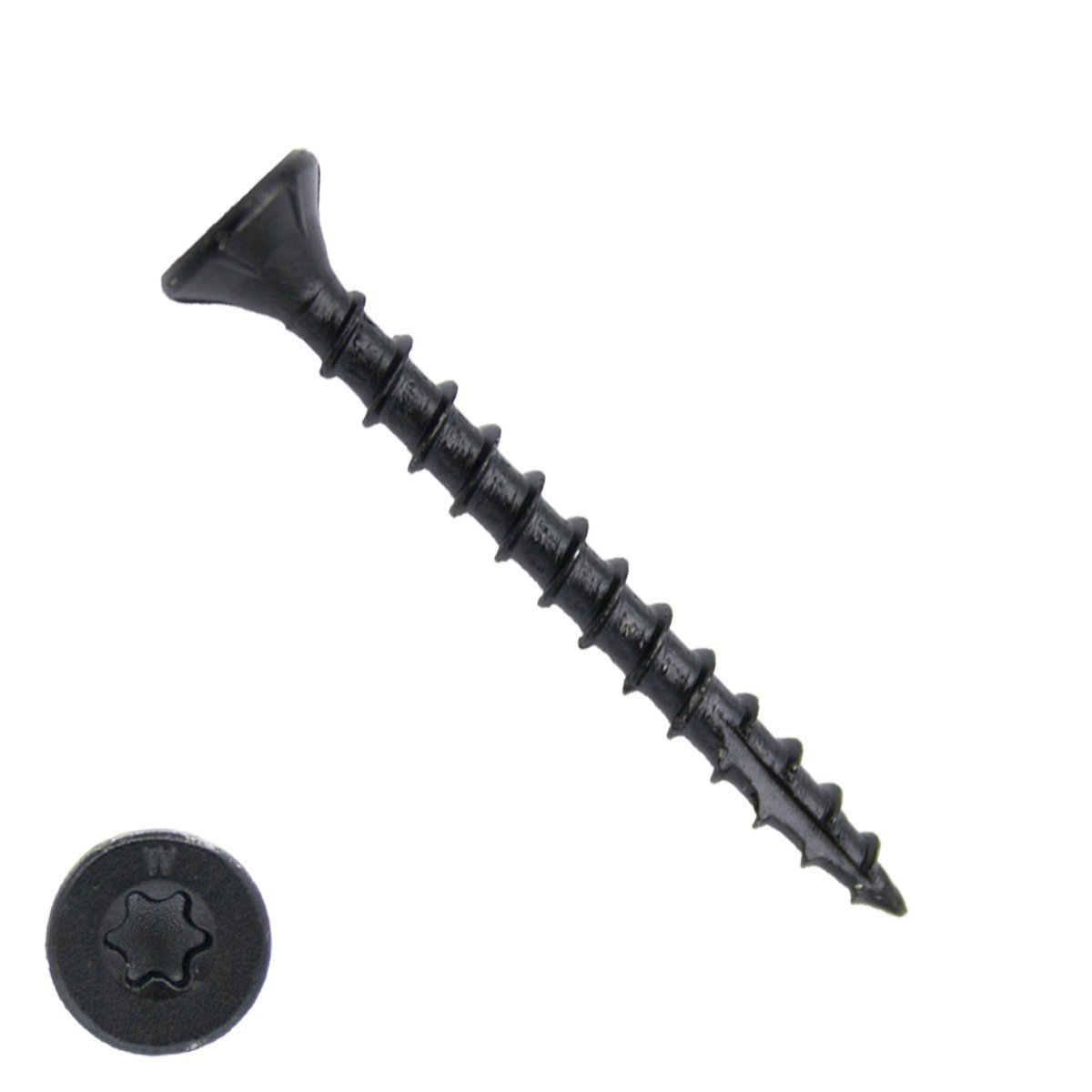 Alternatieve afbeelding voor Woodies Holzbauschrauben Blackline Shield TORX-20 Senkkopf 4x50mm 200 Stück