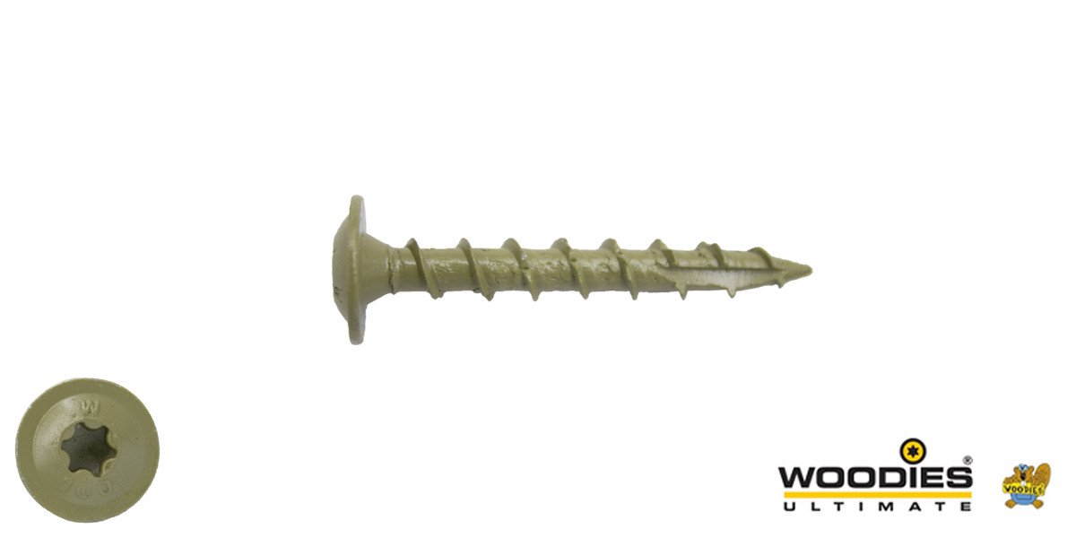 Alternatieve afbeelding voor Woodies Tellerkopf Holzbauschrauben Shield TORX-30 6x40mm 100 Stück