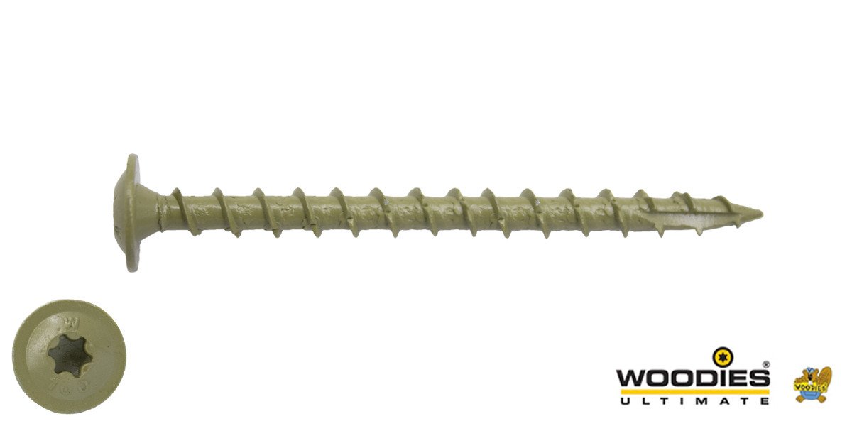 Alternatieve afbeelding voor Woodies Tellerkopf Holzbauschrauben Shield TORX-40 8x60mm 50 Stück