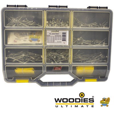 Alternatieve afbeelding voor Woodies Ultimate Schrauben TORX Sortimentskoffer Senkkopf Edelstahl incl. Bits