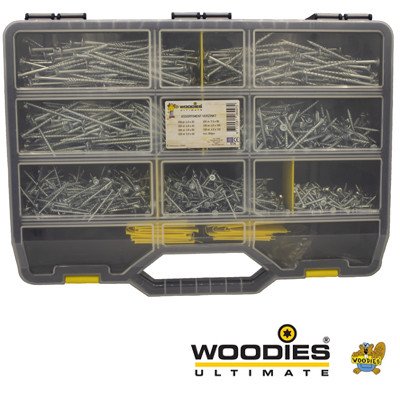 Alternatieve afbeelding voor Woodies Ultimate Schrauben TORX Sortimentskoffer verzinkt inkl. Bits