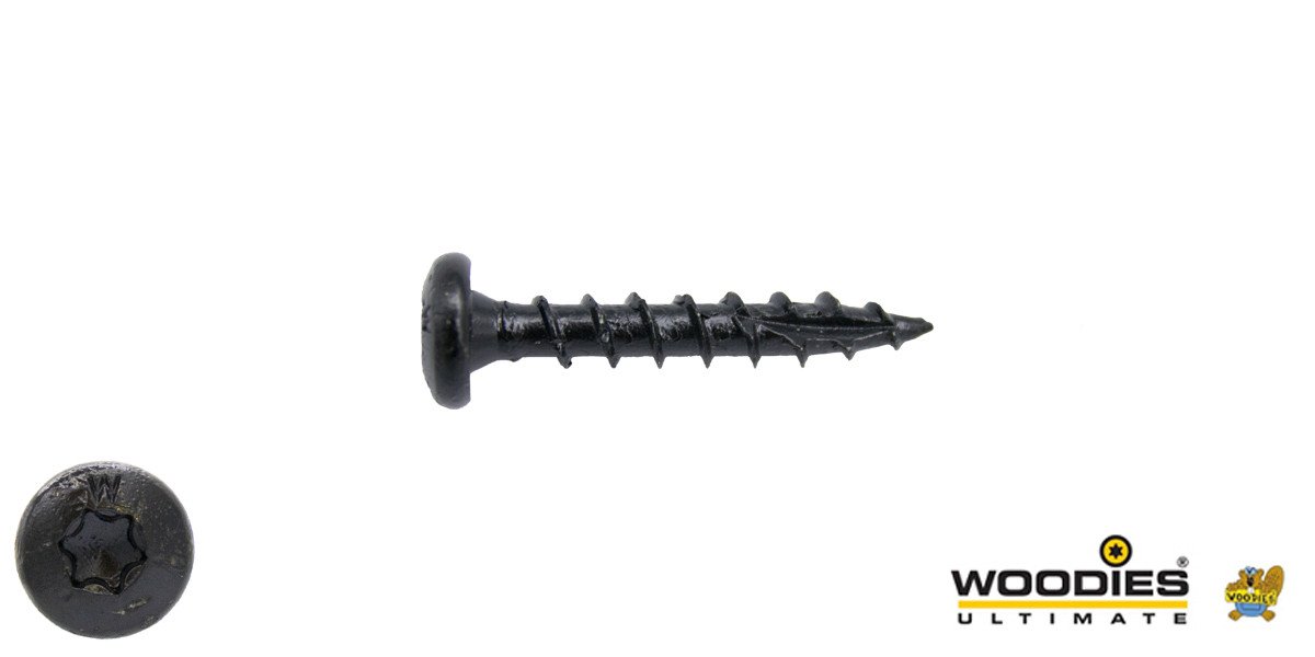 Alternatieve afbeelding voor Woodies Zylinderkopfschrauben Blackline TORX-20 4x30mm 200 Stück 