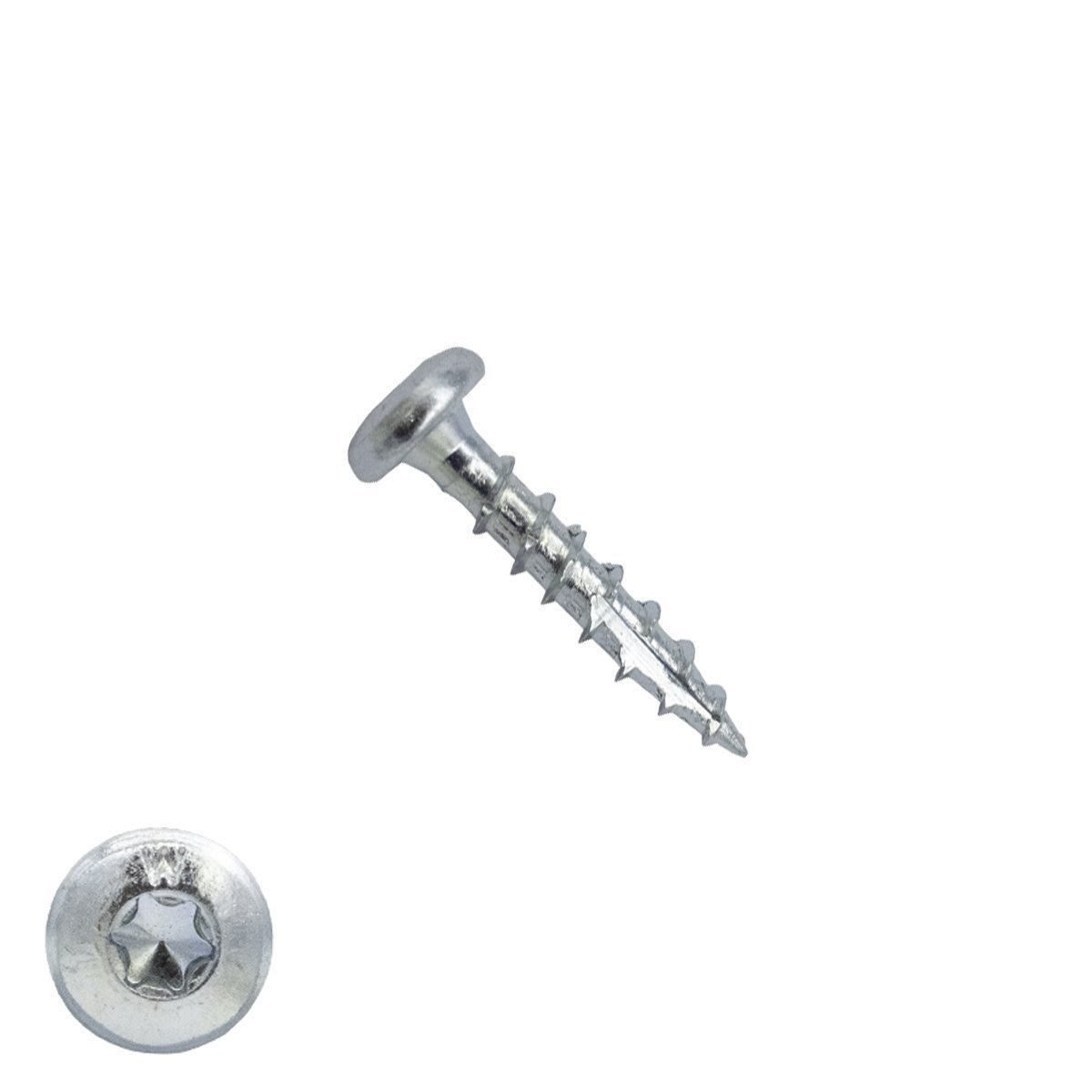 Alternatieve afbeelding voor Woodies Zylinderkopfschrauben verzinkt TORX-20 4x16mm 200 Stück 