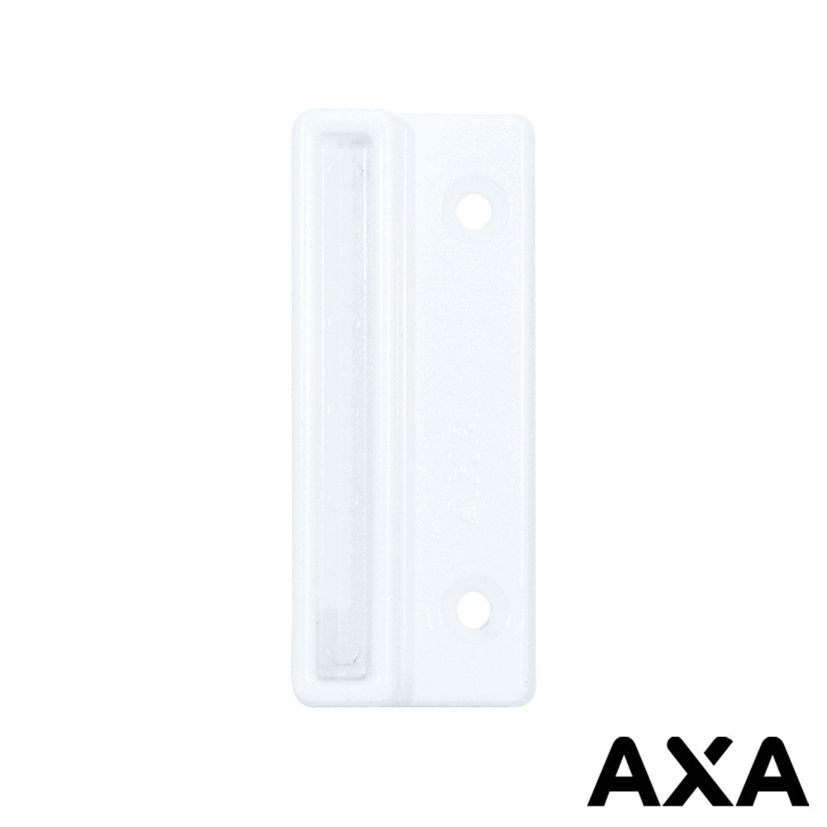 Aufbauschließplatte Weiß Alu für Fensterverschluß 3302 3308 3309 AXA