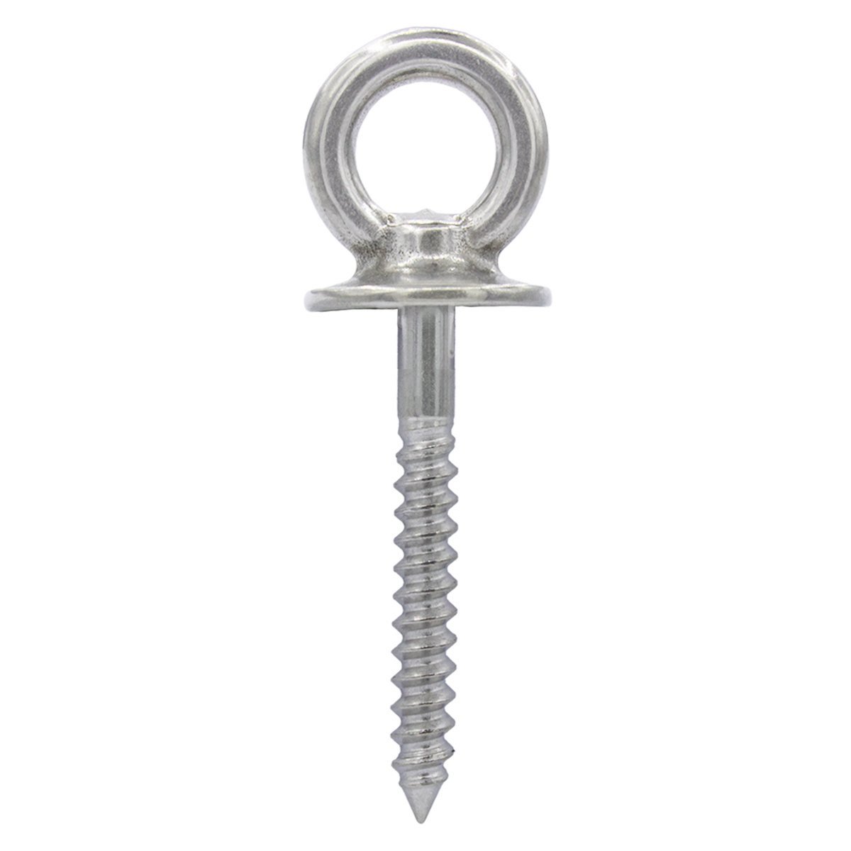 Augbolzen mit Kragen und Holzgewinde 6mm Edelstahl A4 1 Stück
