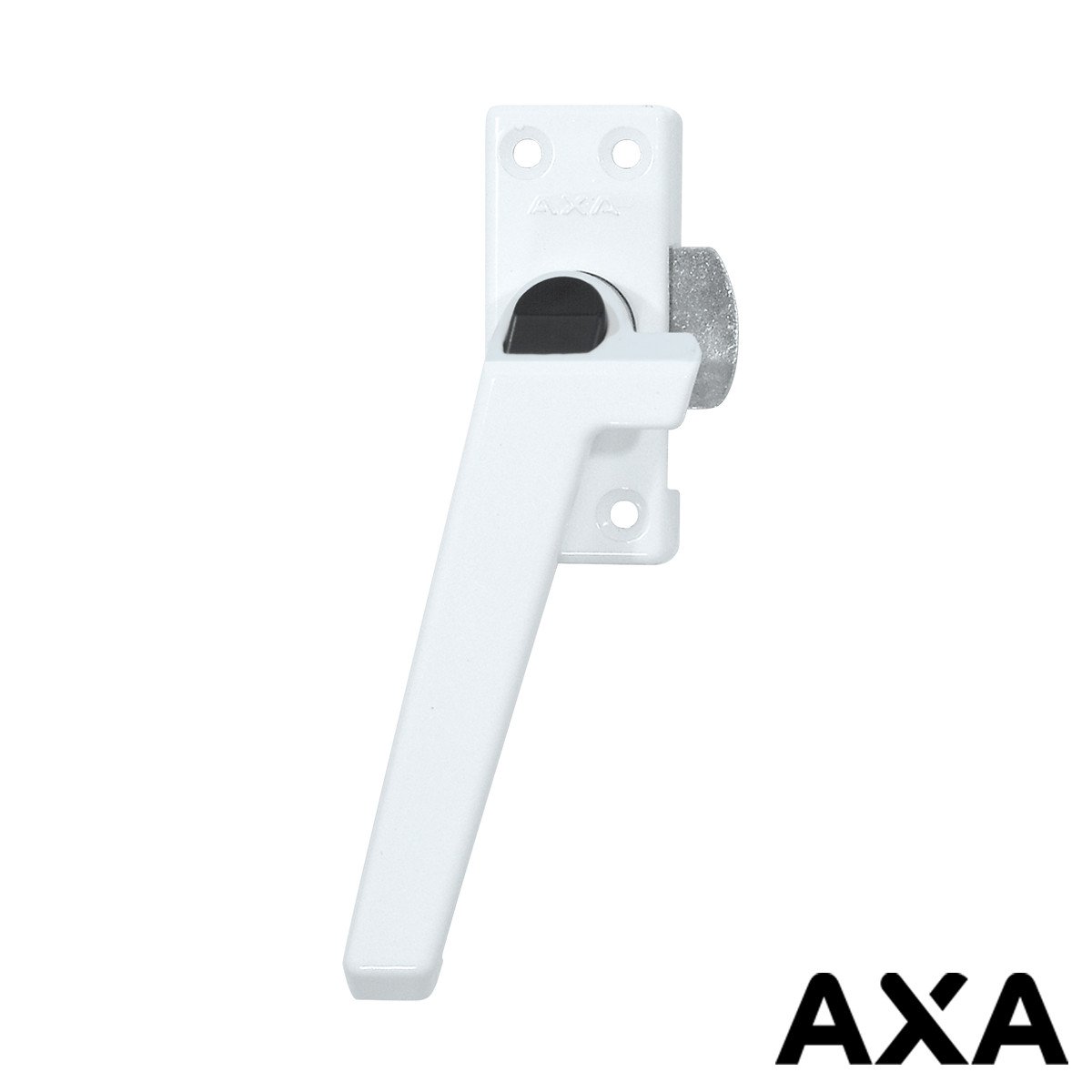 AXA Fensterverschluß 3308 mit Ventilationsnocke en Druckknopf links Weiss